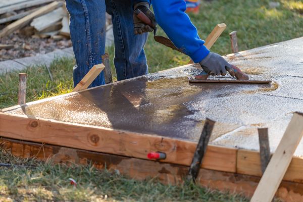 Cost of Patio Slab Construction in Barrington