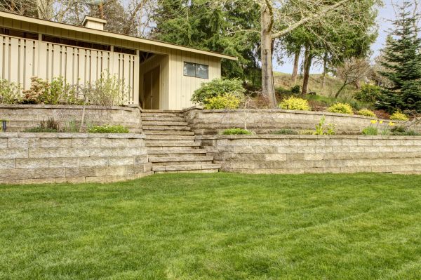 Retaining Wall Construction in Barrington
